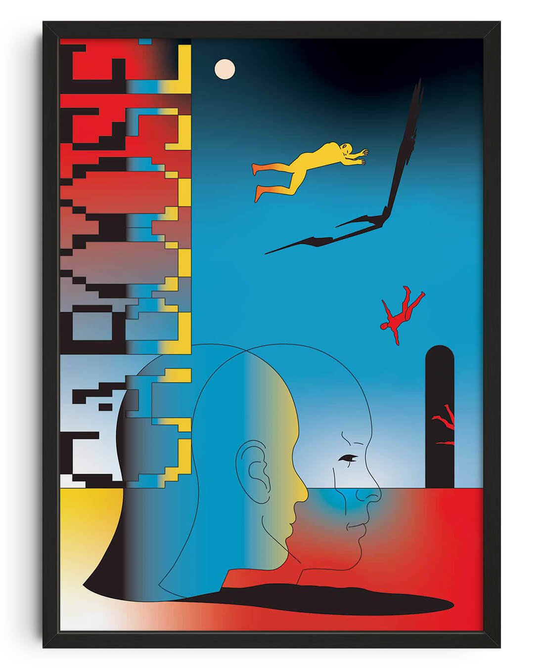 Trippin by Will Da Costa contemporary wall art print from DROOL