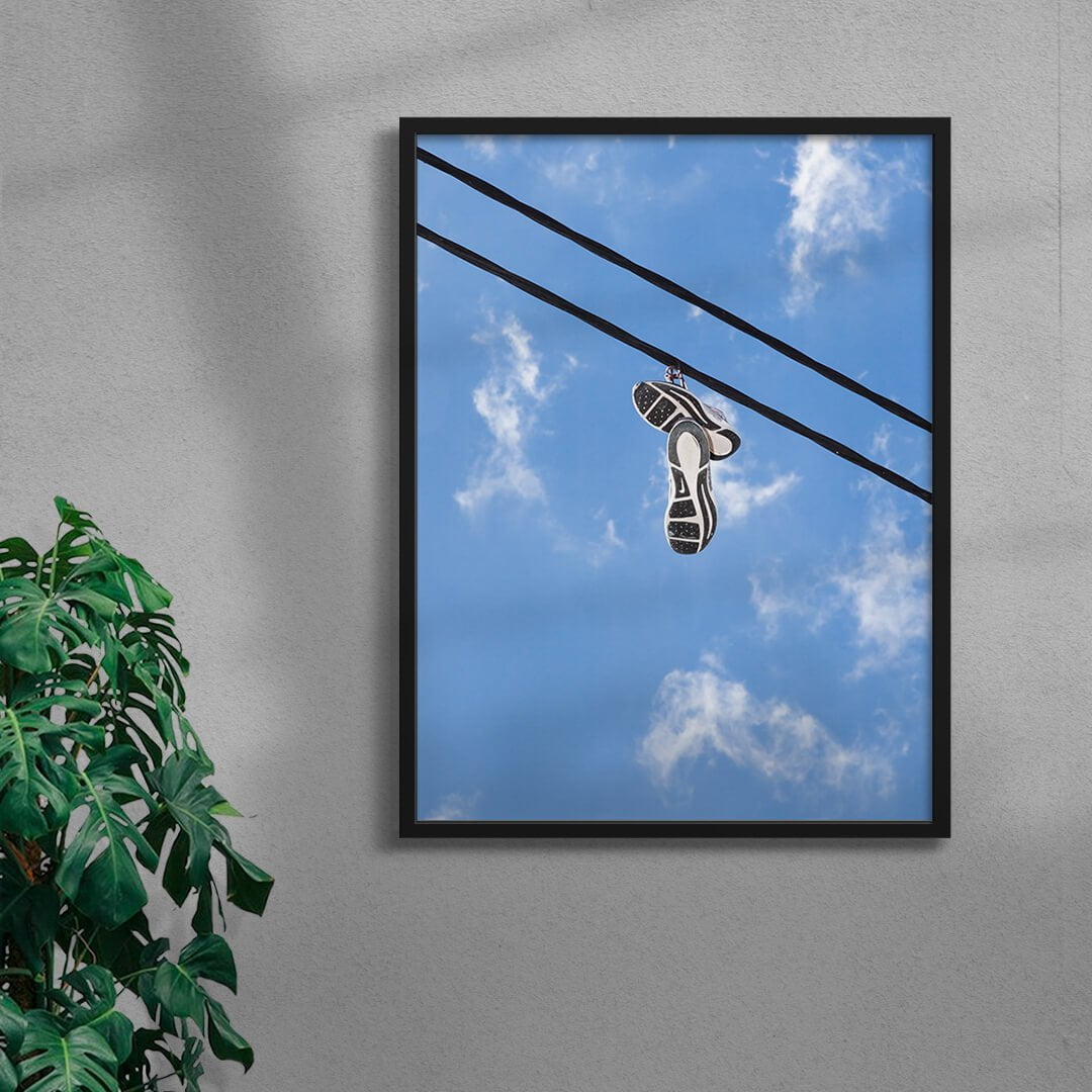 Nike contemporary wall art print by Eve Lee - sold by DROOL