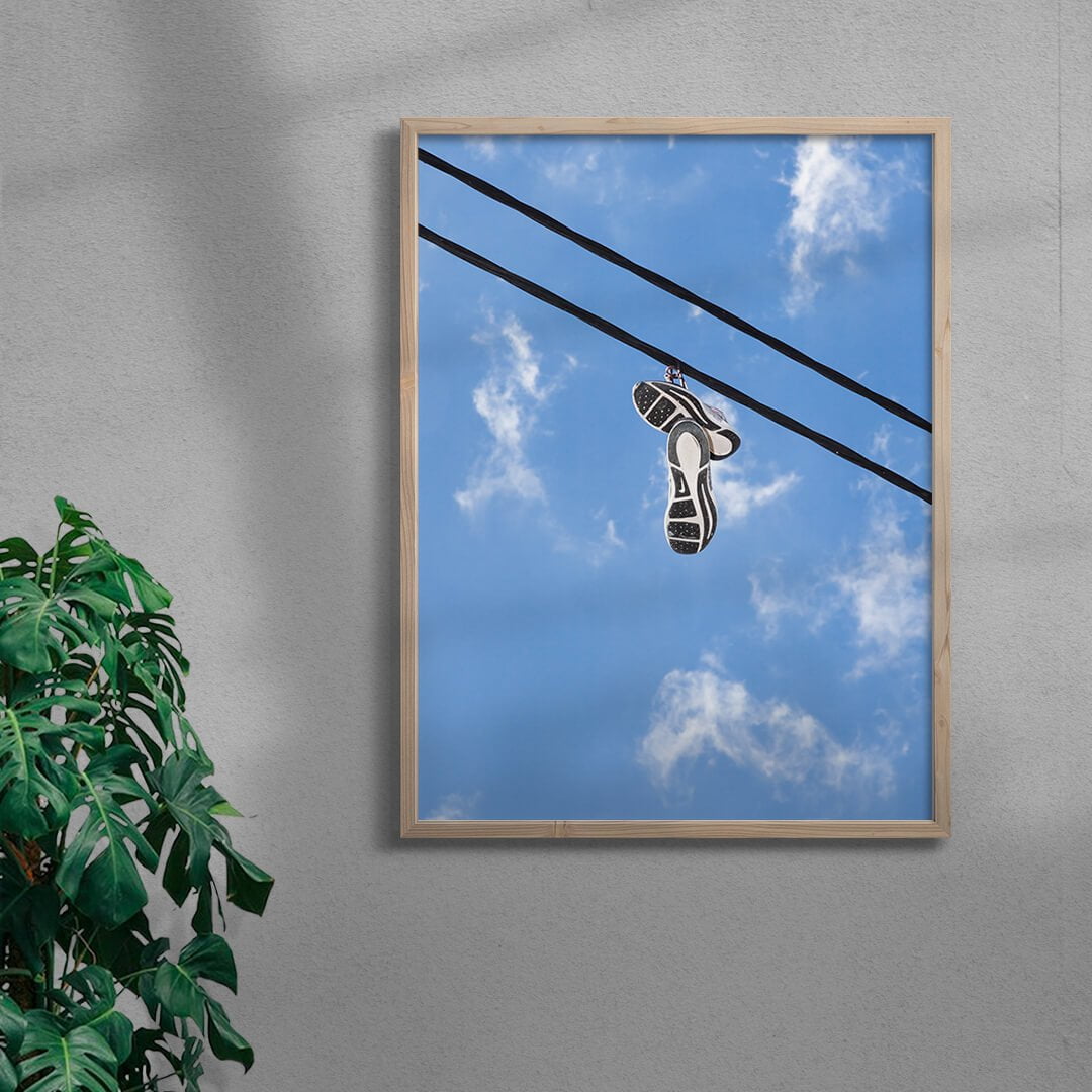 Nike contemporary wall art print by Eve Lee - sold by DROOL