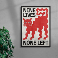 Thumbnail for Nine Lives contemporary wall art print by Alexander Khabbazi - sold by DROOL