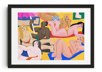 Thumbnail for La plage contemporary wall art print by Cépé - sold by DROOL