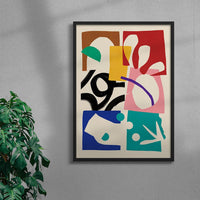 Thumbnail for Paper Cut Set contemporary wall art print by DROOL - sold by DROOL