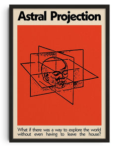 11.7x16.5" (A3) / Unframed Astral Projection - UNFRAMED contemporary wall art print by George Kempster - sold by DROOL