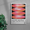 Repeating contemporary wall art print by Alexander Khabbazi - sold by DROOL