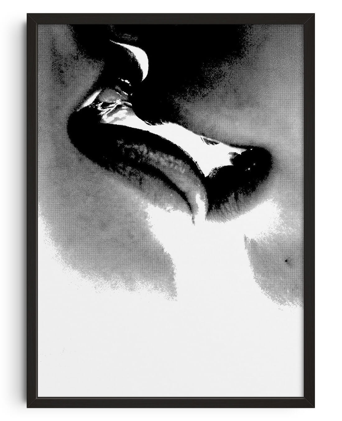 Mouth-to-mouth by Sven Silk contemporary wall art print from DROOL