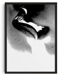 Thumbnail for Mouth-to-mouth contemporary wall art print by Sven Silk - sold by DROOL