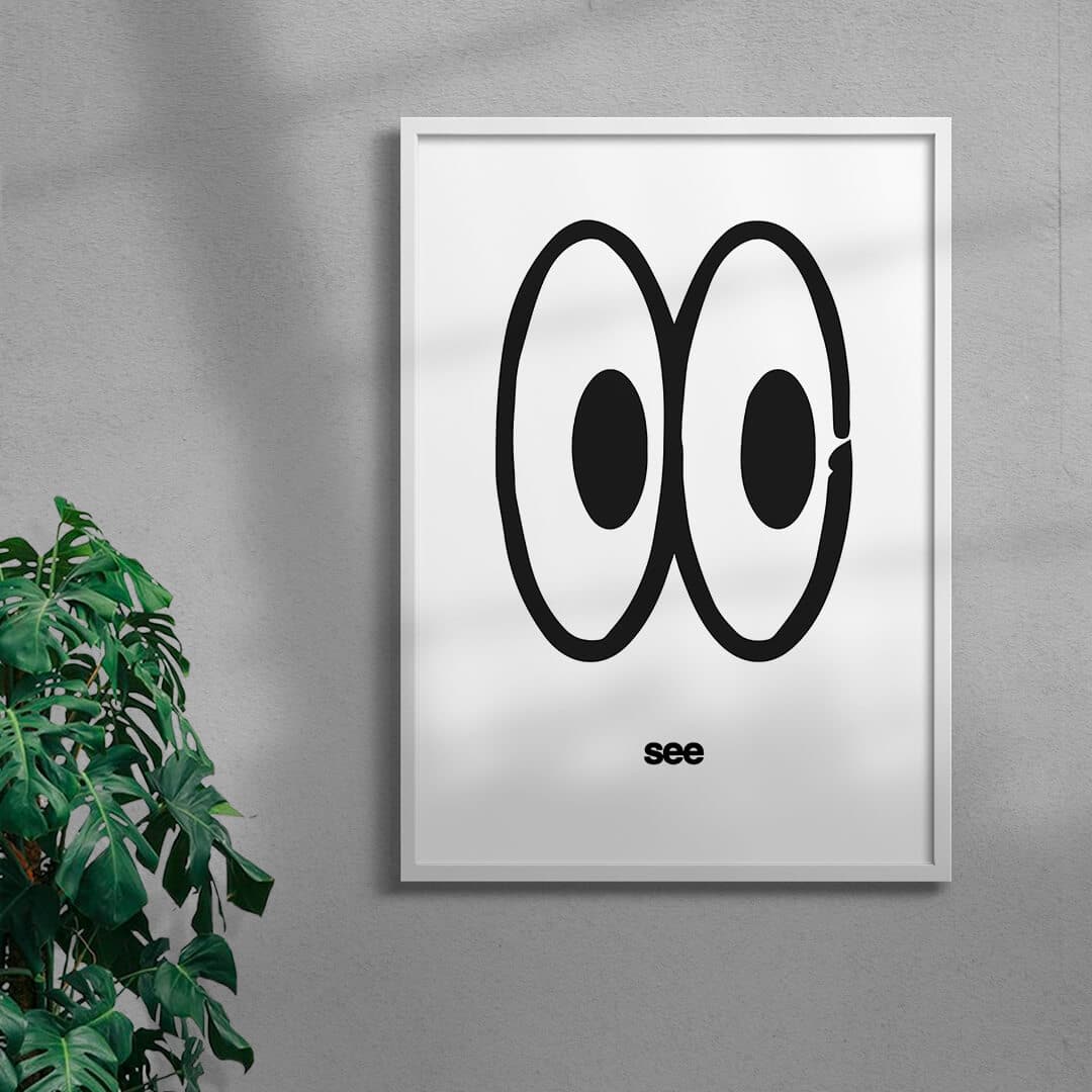 See contemporary wall art print by Adam Foster - sold by DROOL