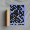 Slither contemporary wall art print by Adam Foster - sold by DROOL