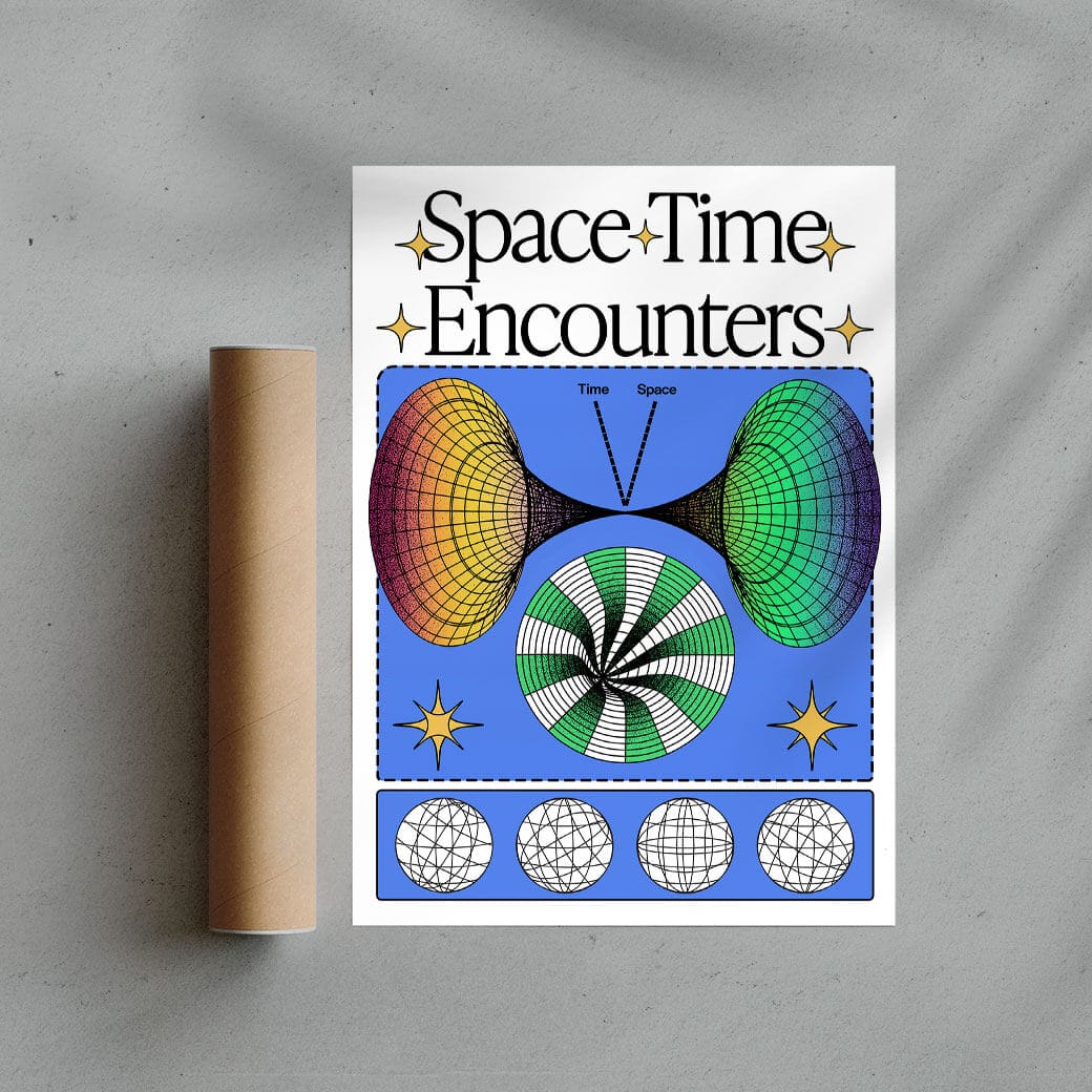 Space Time Encounters contemporary wall art print by Ricardo Schultz Ferraro - sold by DROOL