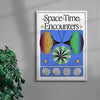 Space Time Encounters contemporary wall art print by Ricardo Schultz Ferraro - sold by DROOL