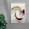 Swirl contemporary wall art print by Henry M. - sold by DROOL