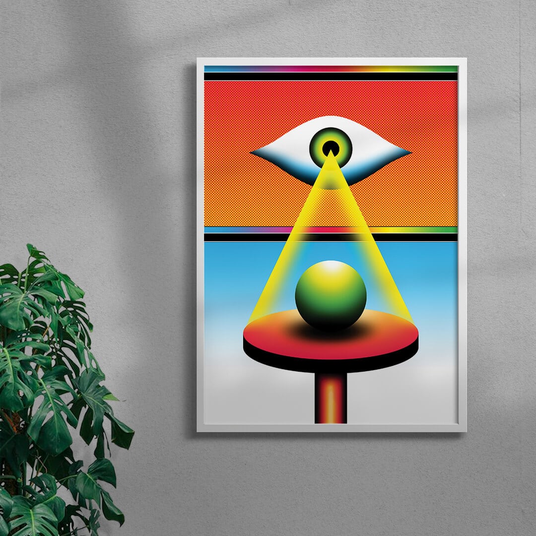 The Eye that Sees All contemporary wall art print by Samuel Finch - sold by DROOL