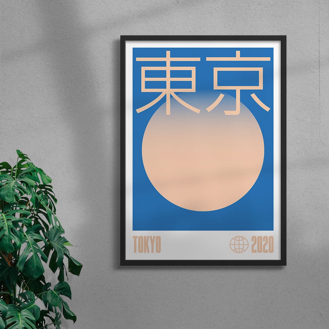 TOKYO contemporary wall art print by Matteus Faria - sold by DROOL