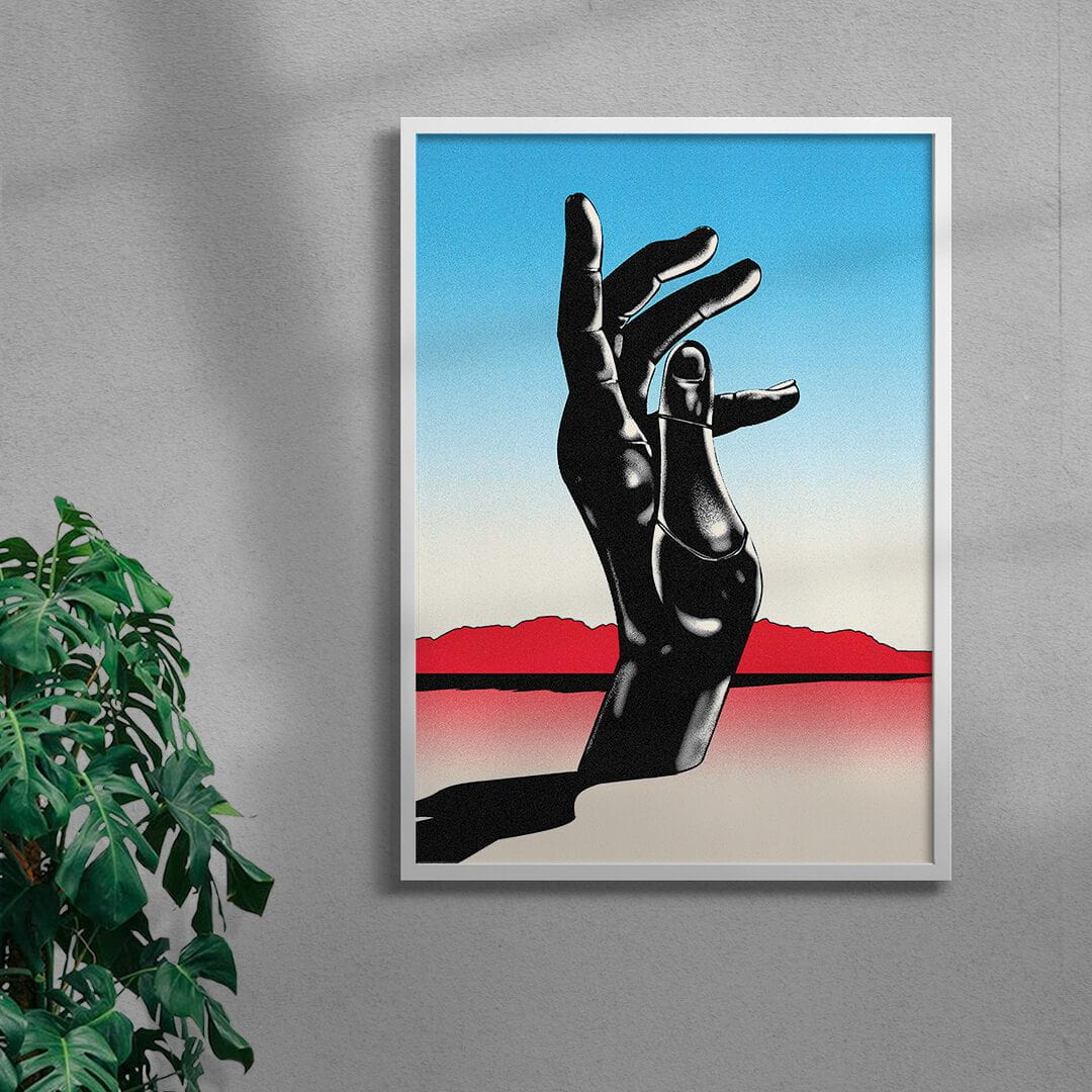 Tatooine Hand Models Wanted contemporary wall art print by Will Da Costa - sold by DROOL