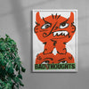 The Devil In I - UNFRAMED contemporary wall art print by Jorge Santos - sold by DROOL