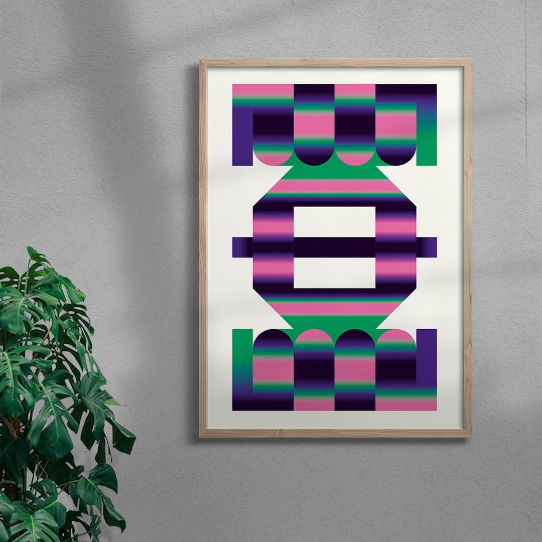 Totem 4 contemporary wall art print by Mario Carpe - sold by DROOL