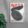 UFO contemporary wall art print by Maxim Dosca - sold by DROOL