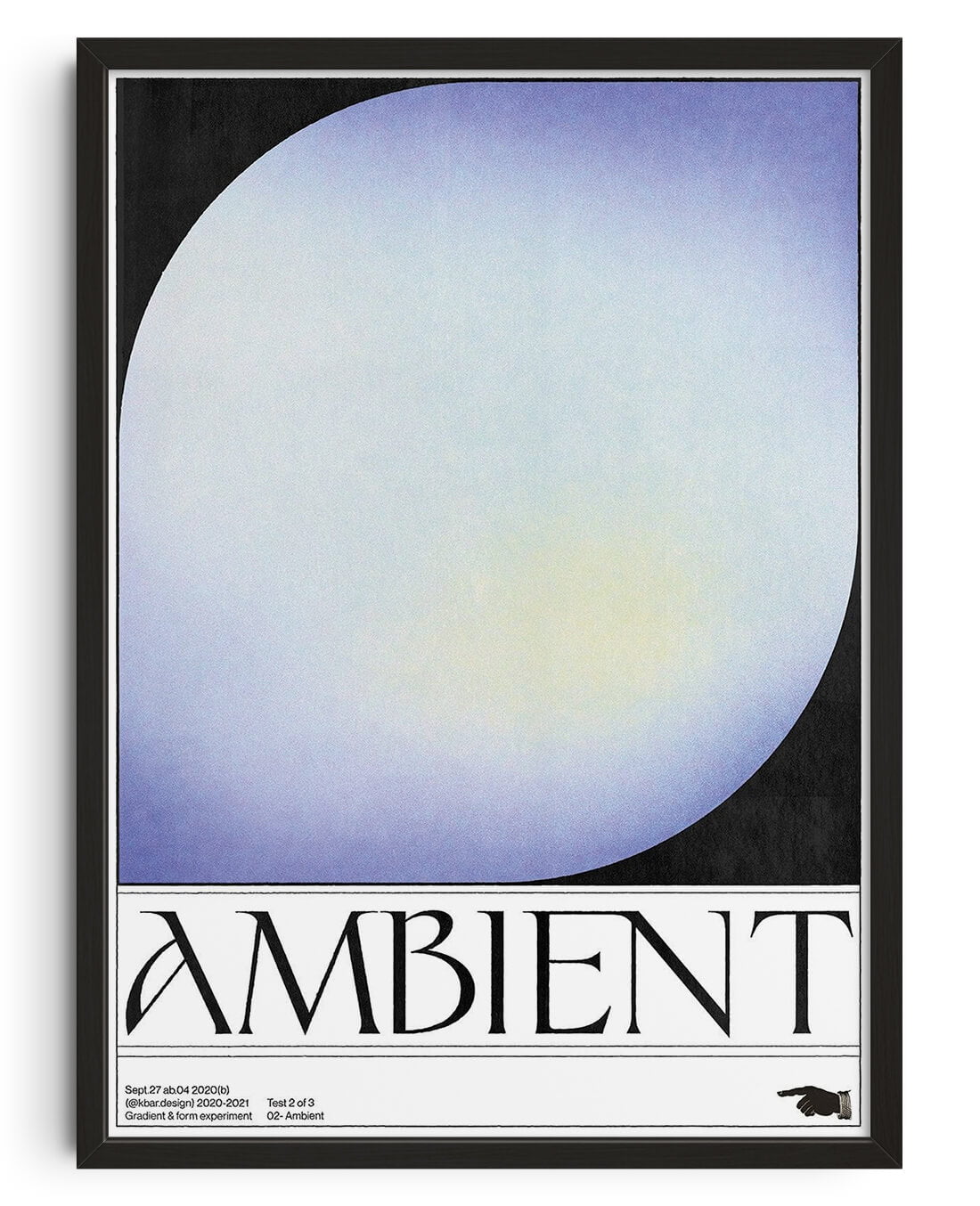 Ambient by Alexander Khabbazi contemporary wall art print from DROOL