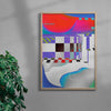 Virtual World contemporary wall art print by Roman Post. - sold by DROOL