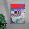 Virtual World contemporary wall art print by Roman Post. - sold by DROOL