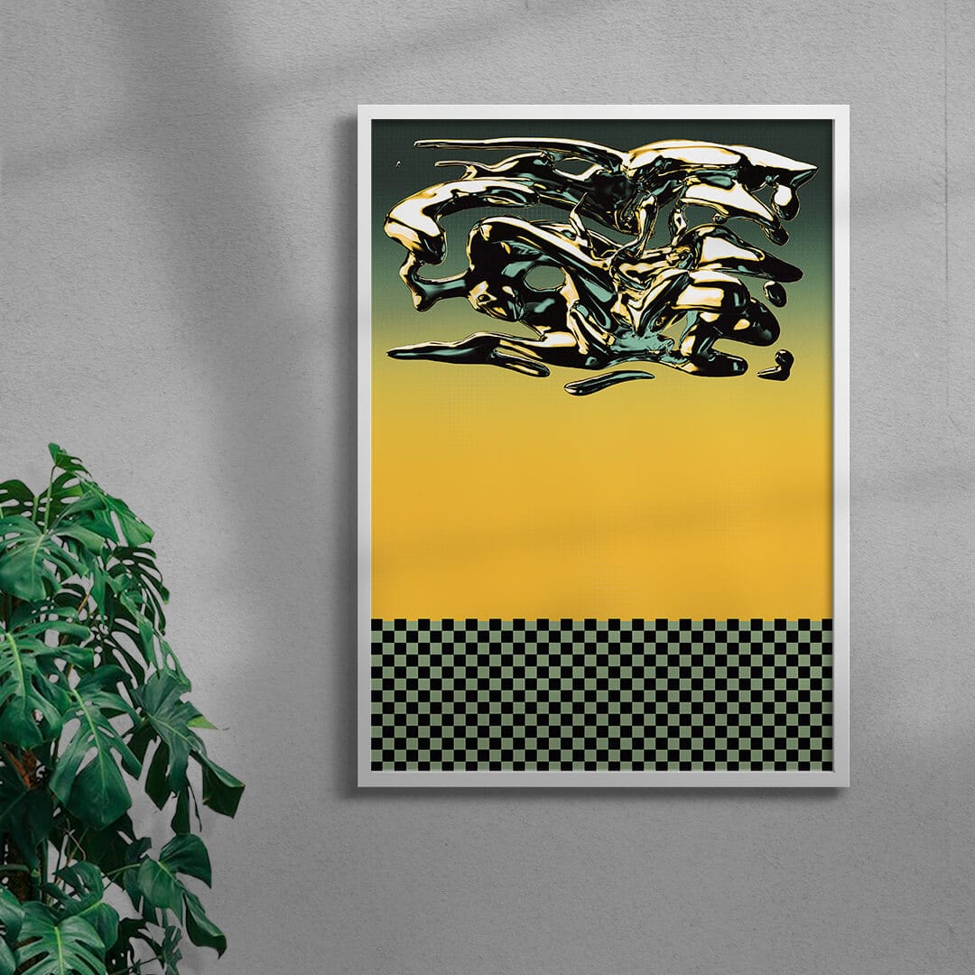 Virtual Dream 2/3 contemporary wall art print by Tristan Miller - sold by DROOL