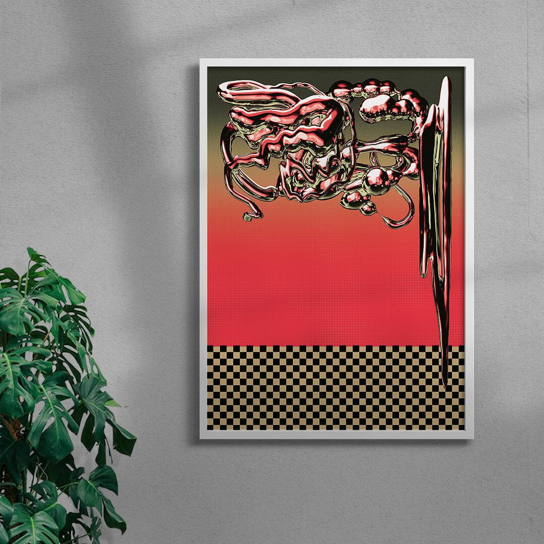 Virtual Dream 3/3 contemporary wall art print by Tristan Miller - sold by DROOL