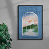 Window contemporary wall art print by John Schulisch - sold by DROOL