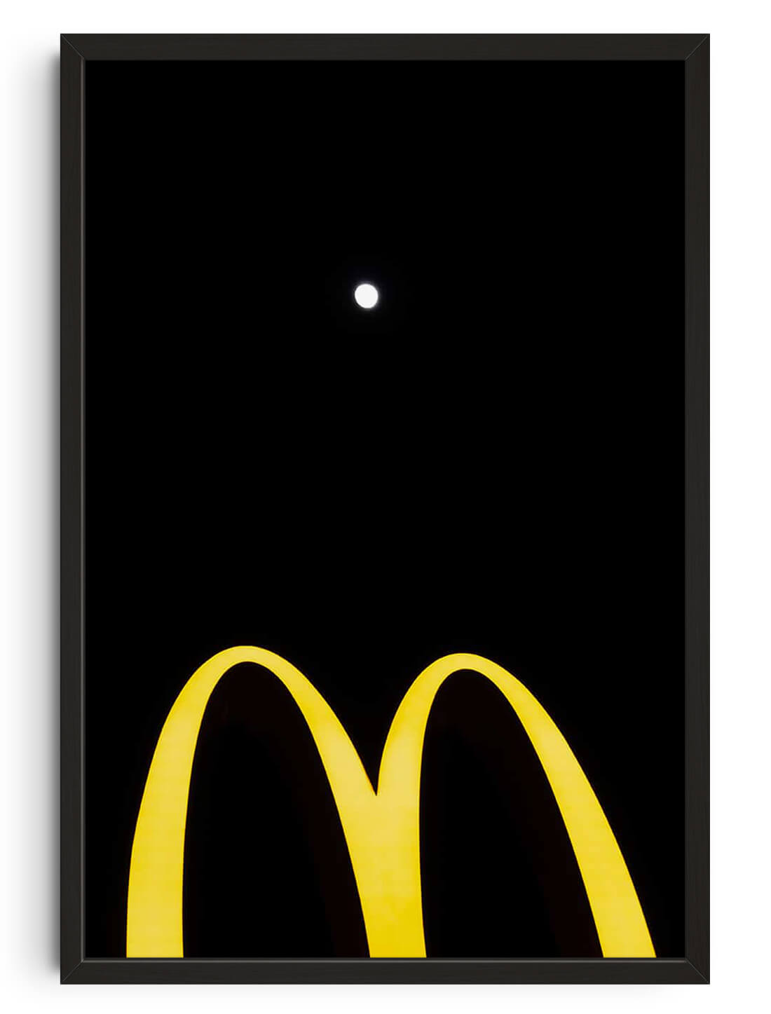 M for Moon contemporary wall art print by Eve Lee - sold by DROOL