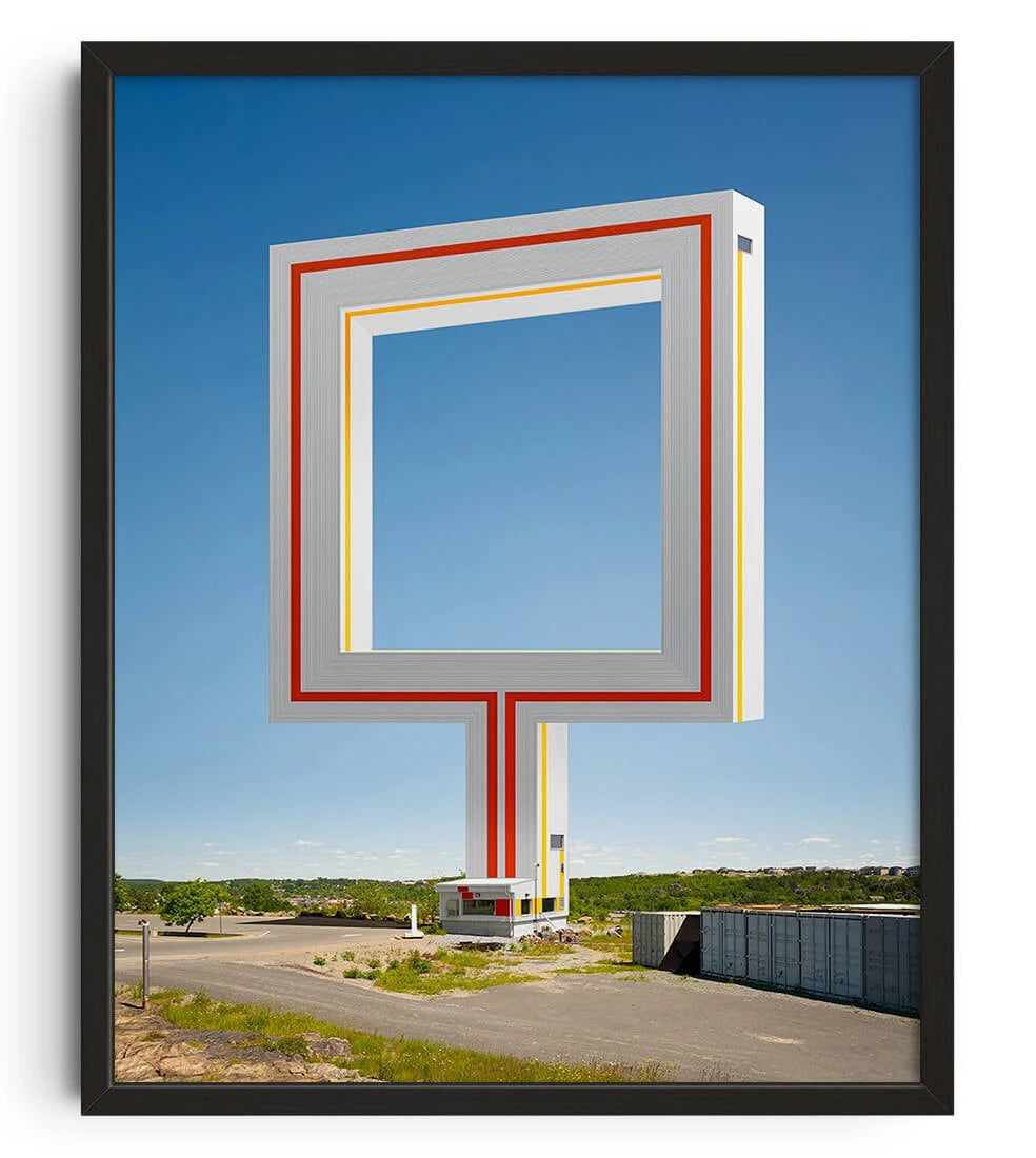 Square Building Art Print by Alex Lysakowski | DROOL