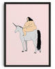 Load image into Gallery viewer, Unicorn by Donald Sanger contemporary wall art print from DROOL