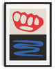 Knuckles contemporary wall art print by DROOL Collective - sold by DROOL