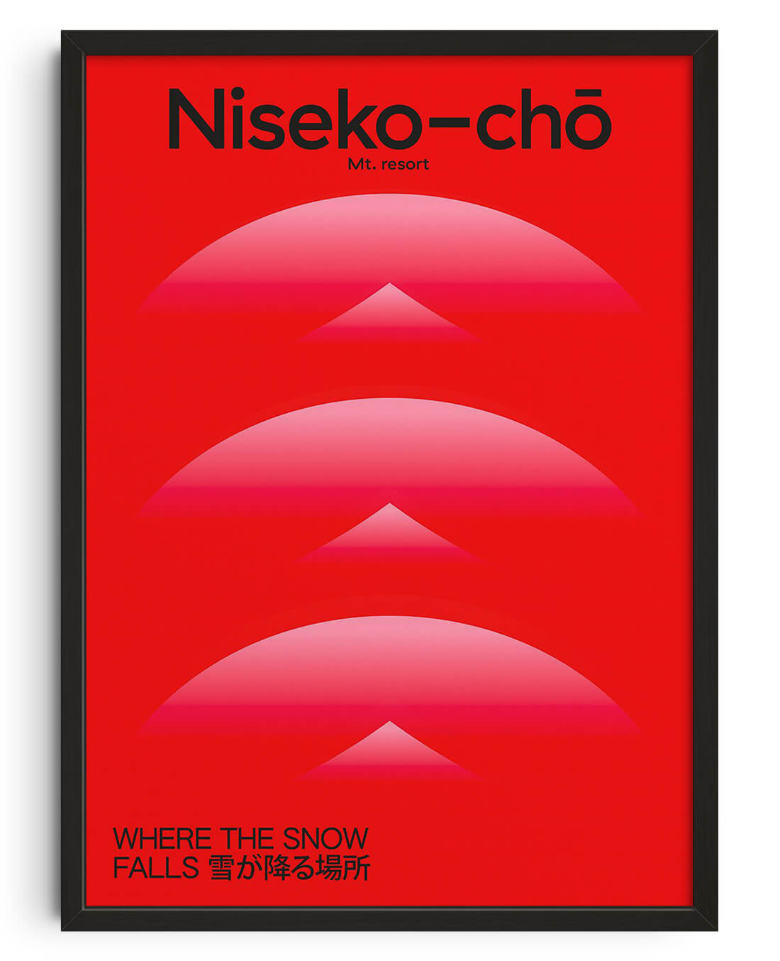 Niseko by John Schulisch contemporary wall art print from DROOL