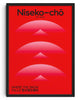 Niseko contemporary wall art print by John Schulisch - sold by DROOL