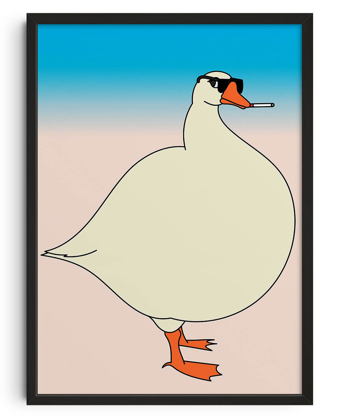 Goose by Will Da Costa contemporary wall art print from DROOL