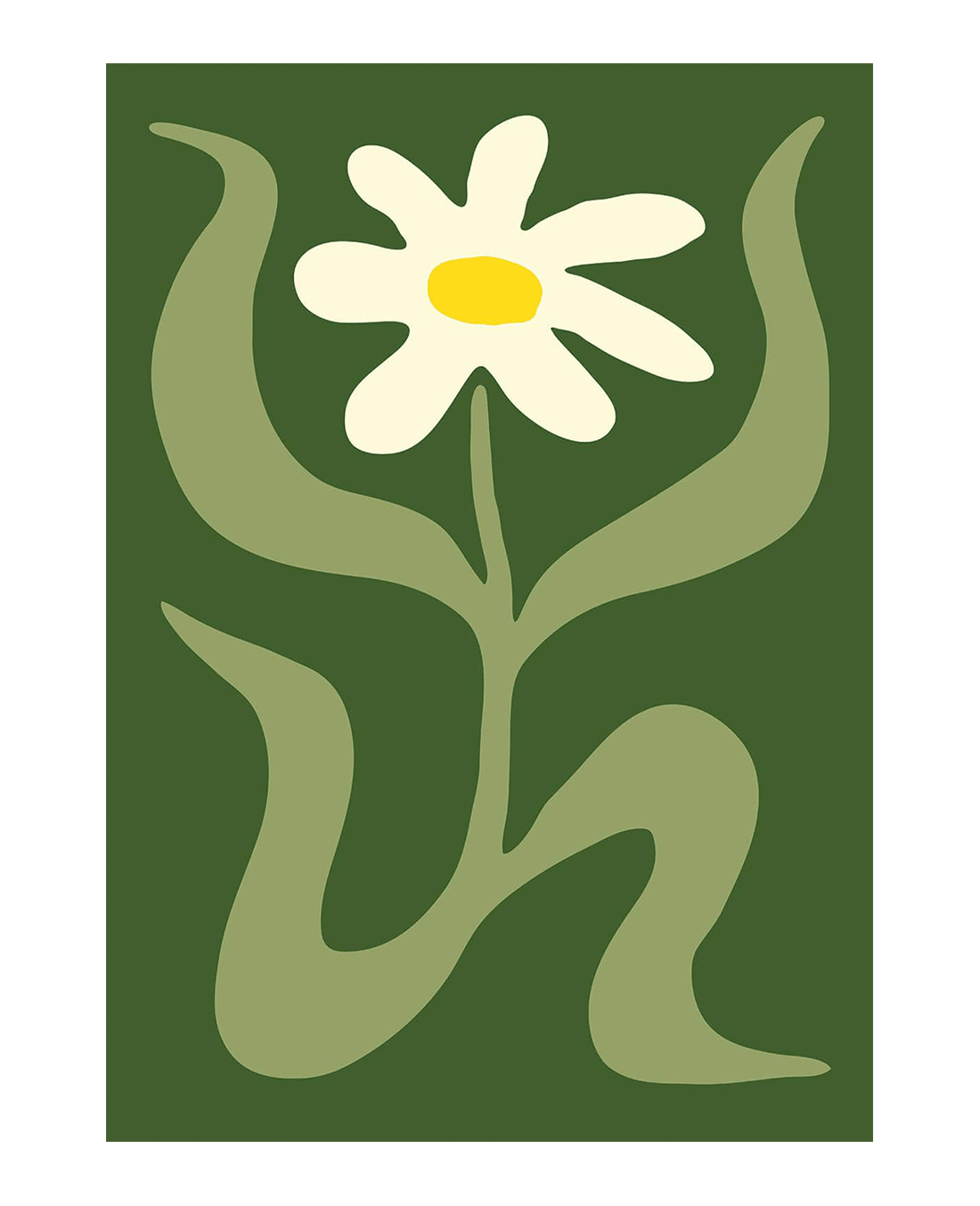 8.3x11.7" (A4) / Unframed Flower 2 contemporary wall art print by Max Blackmore - sold by DROOL