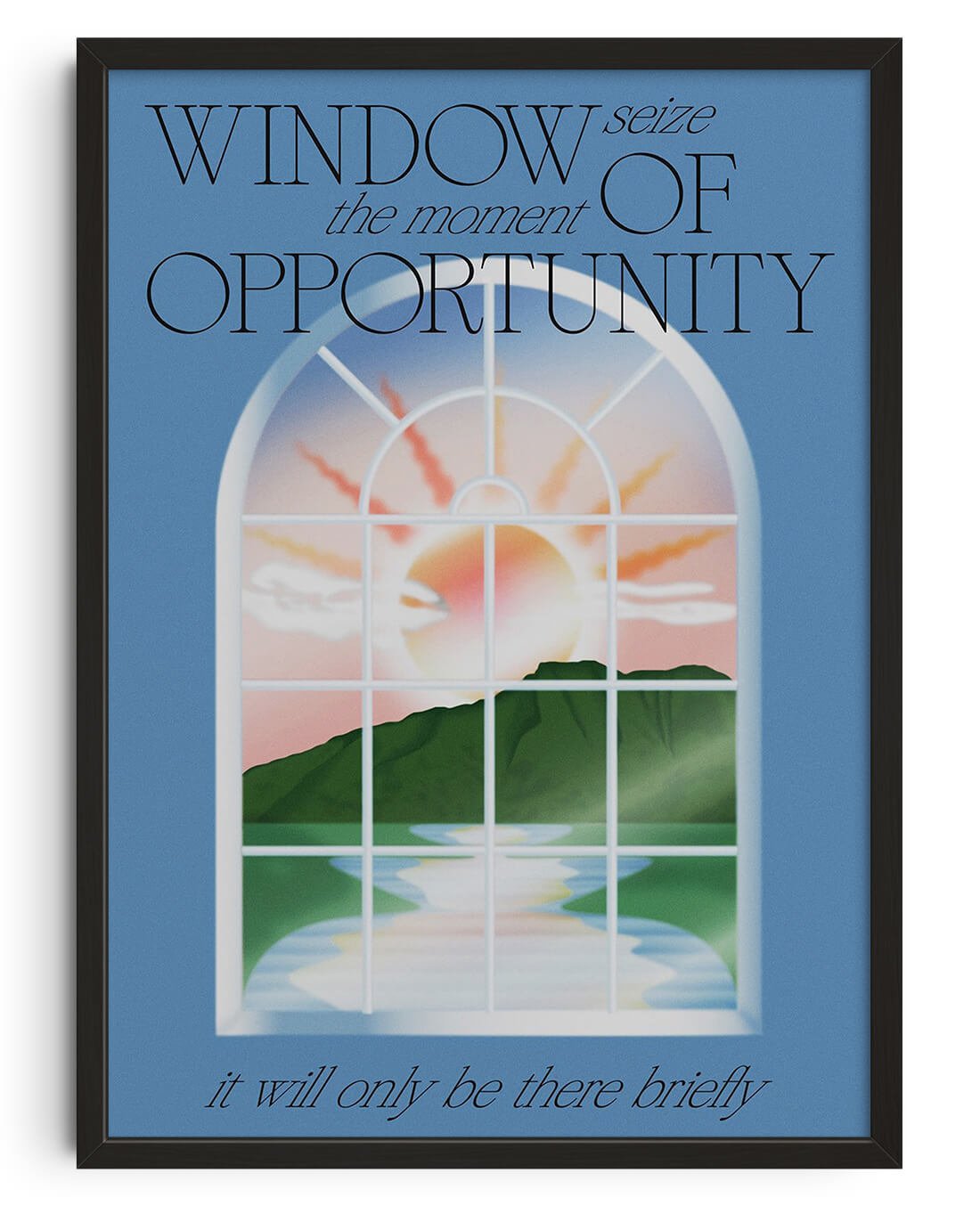 Window contemporary wall art print by John Schulisch - sold by DROOL