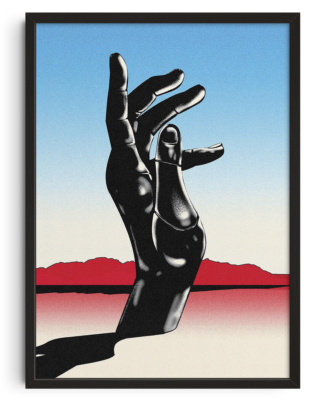 Tatooine Hand Models Wanted by Will Da Costa contemporary wall art print from DROOL