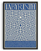 Labyrinth contemporary wall art print by Utsav Verma - sold by DROOL