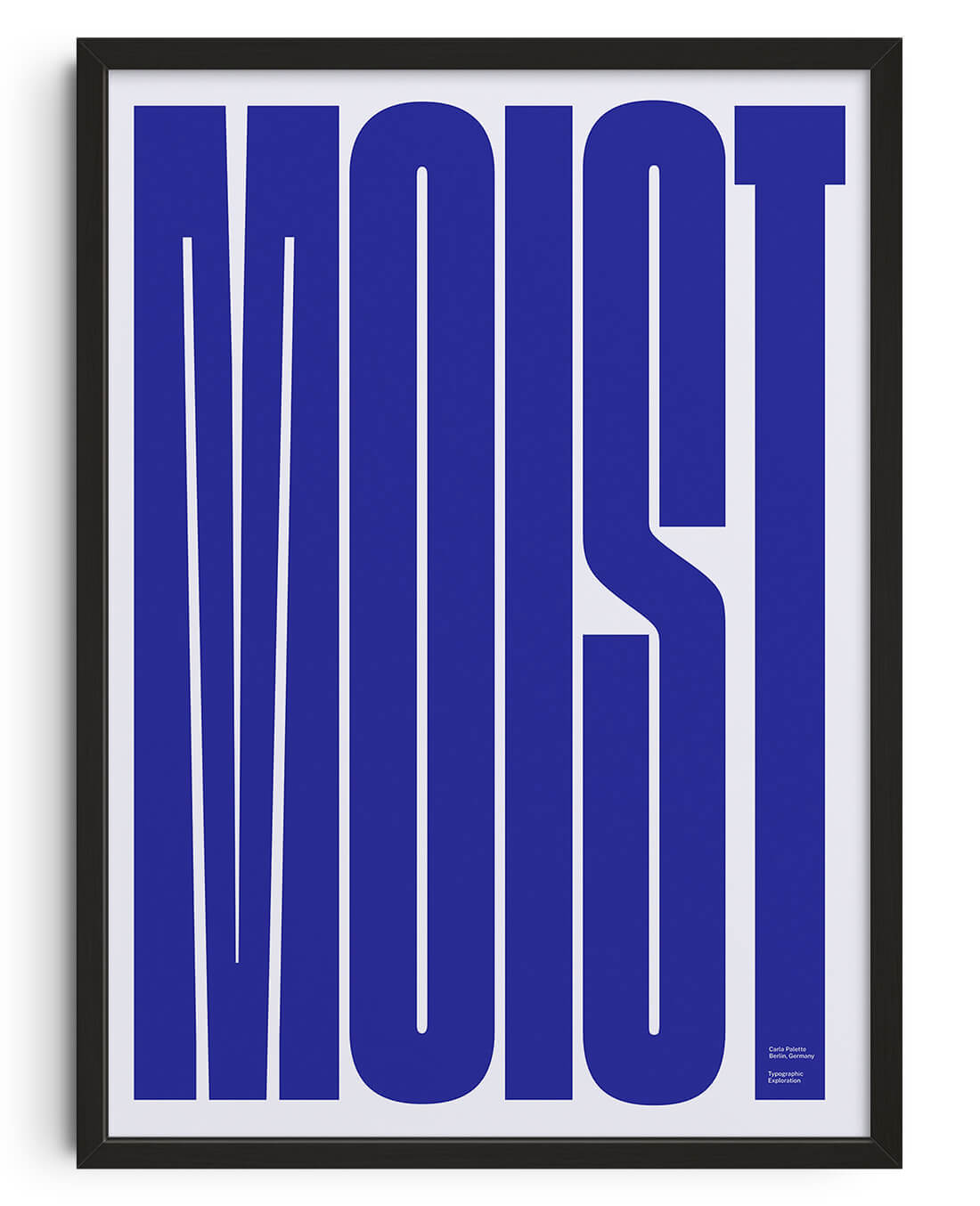 MOIST - UNFRAMED contemporary wall art print by Carla Palette - sold by DROOL