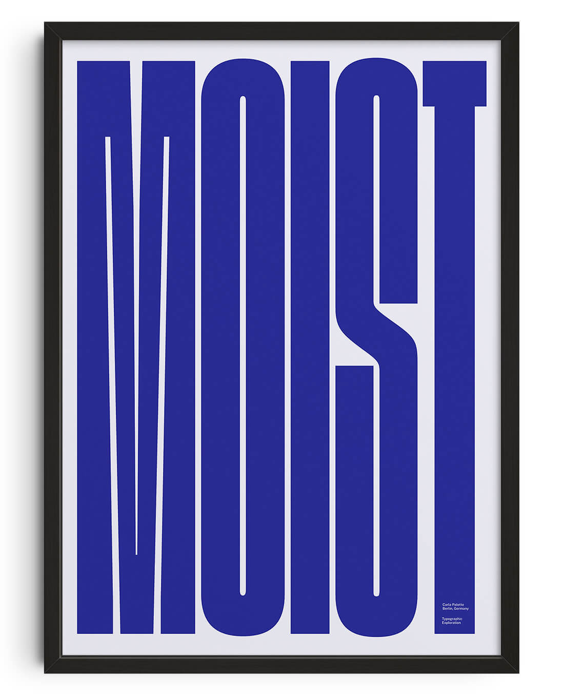 11.7x16.5" (A3) MOIST - UNFRAMED contemporary wall art print by Carla Palette - sold by DROOL