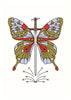 Mariposa contemporary wall art print by Juan Sebastián Rosillo - sold by DROOL