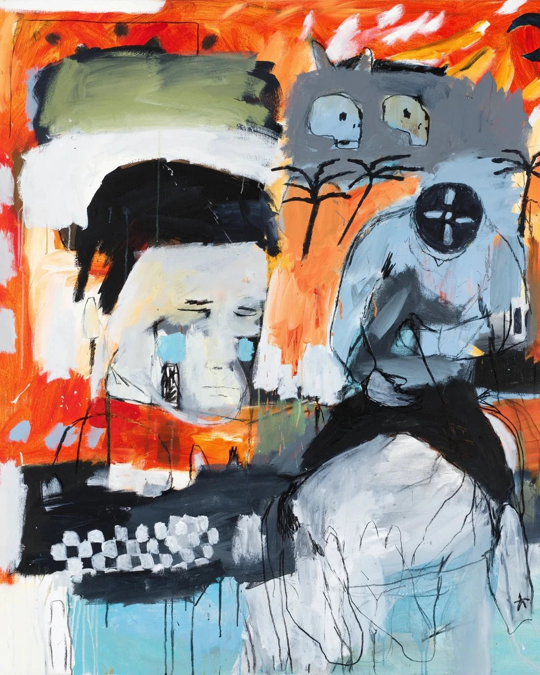 The last ever Jockey contemporary wall art print by Billy Bagilhole - sold by DROOL