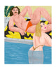 Au bassin contemporary wall art print by Cépé - sold by DROOL