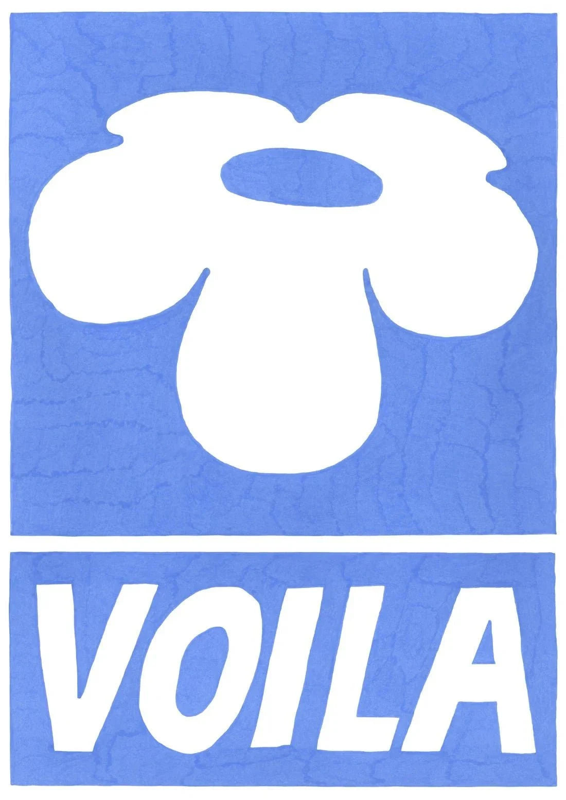 Voila contemporary canvas art print by Sara Cristina Moser - sold by DROOL