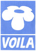 Voila contemporary canvas art print by Sara Cristina Moser - sold by DROOL