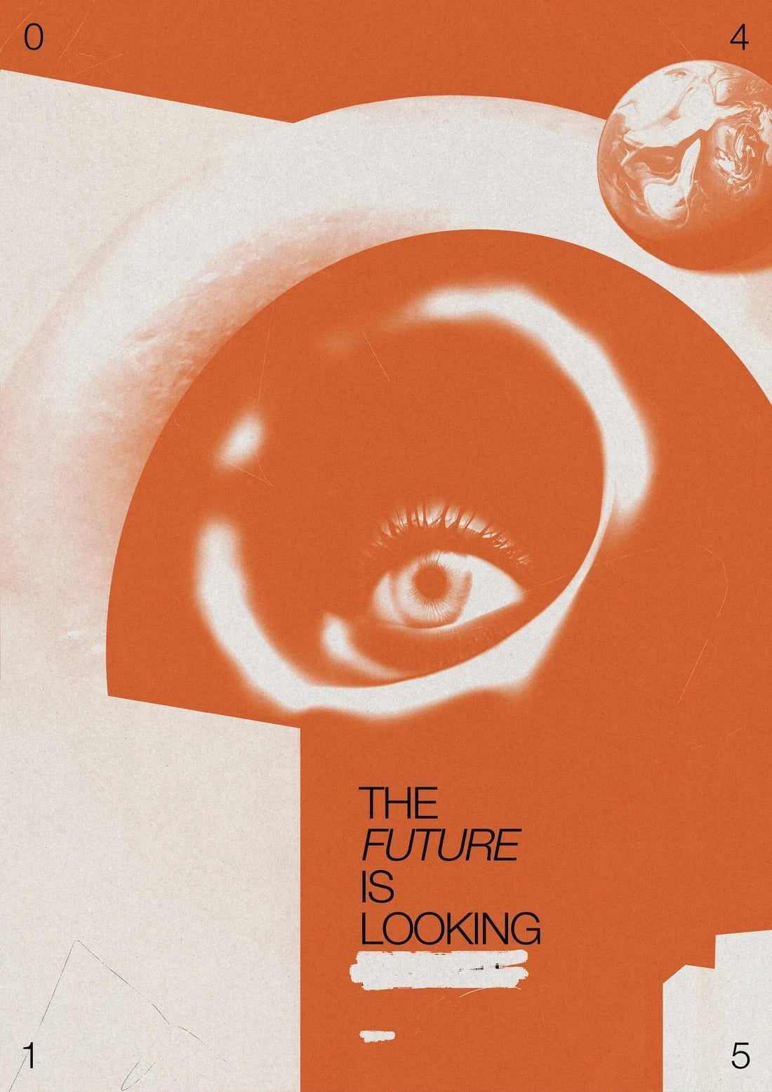 FUTURE LOOKING contemporary wall art print by Brad Mead - sold by DROOL