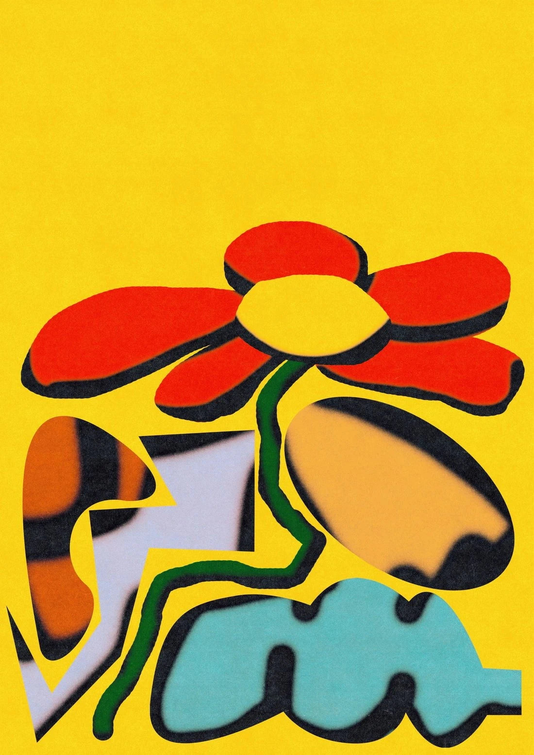 The Only Way Out Is Through contemporary wall art print by Matouš Marťák - sold by DROOL