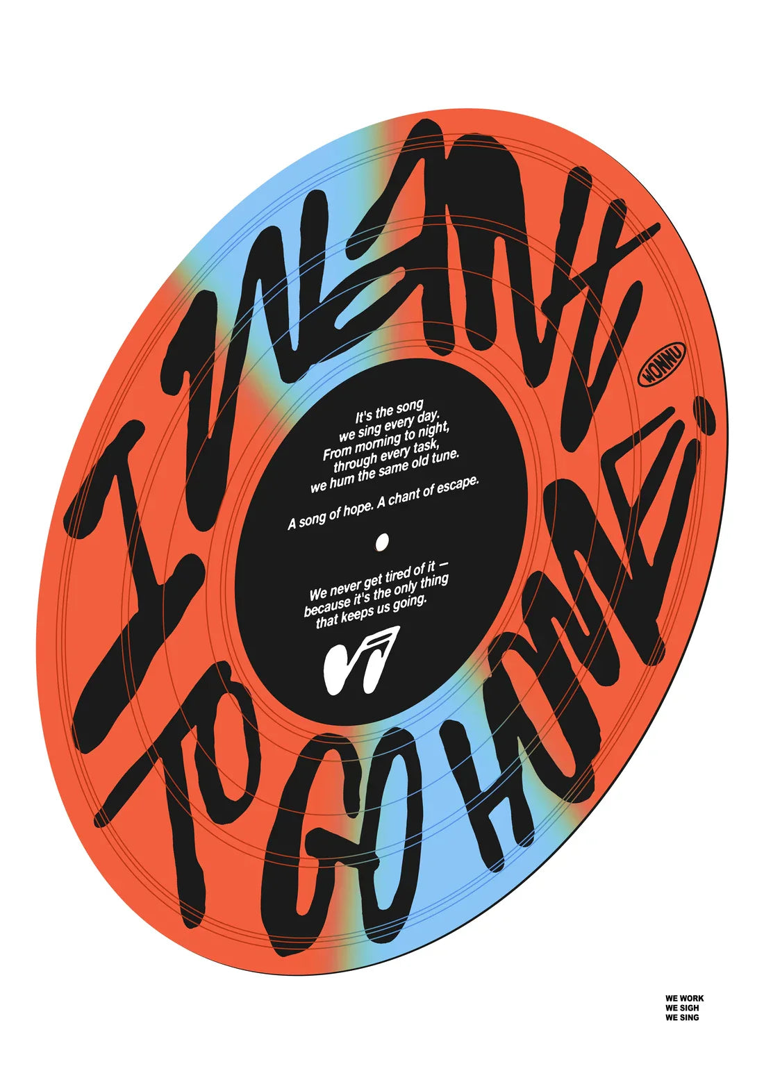 A daily record that never gets old contemporary wall art print by Wonnu - sold by DROOL