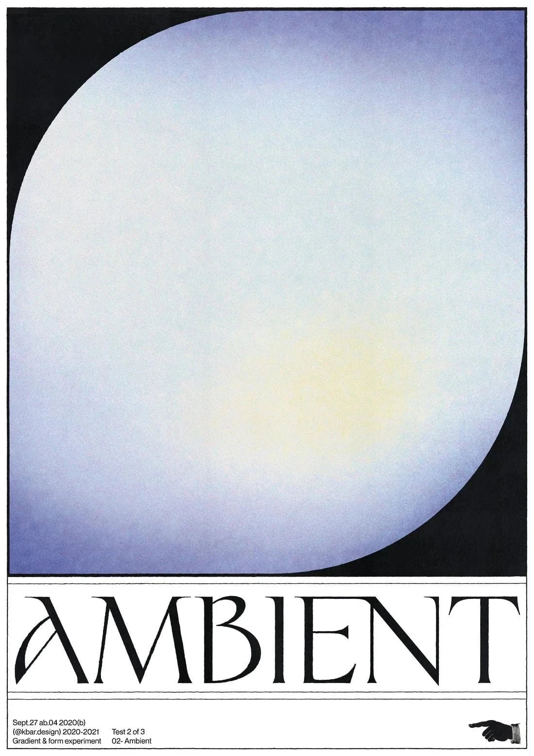 Ambient contemporary wall art print by Alexander Khabbazi - sold by DROOL