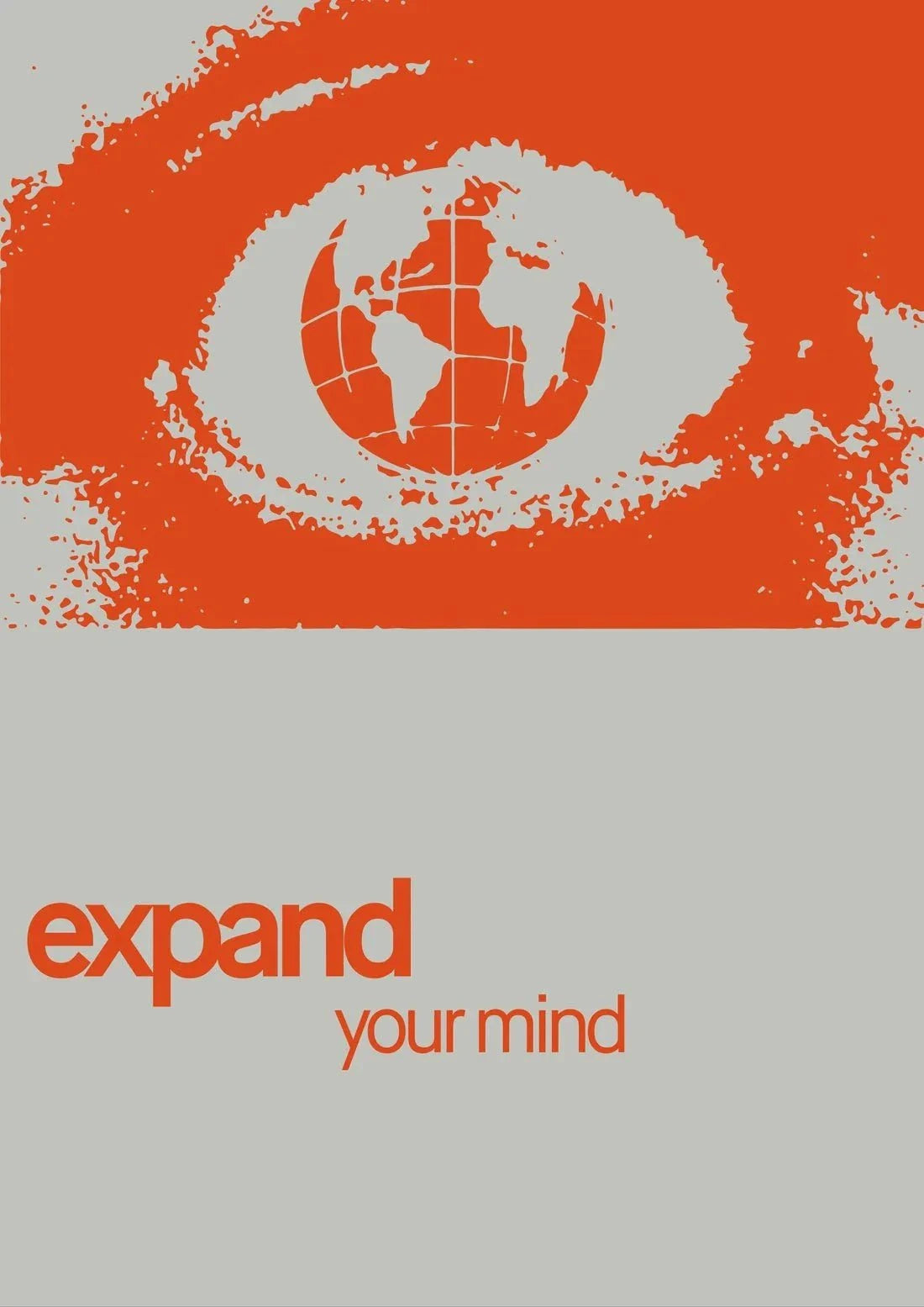 Expand your mind contemporary wall art print by Adam Foster - sold by DROOL